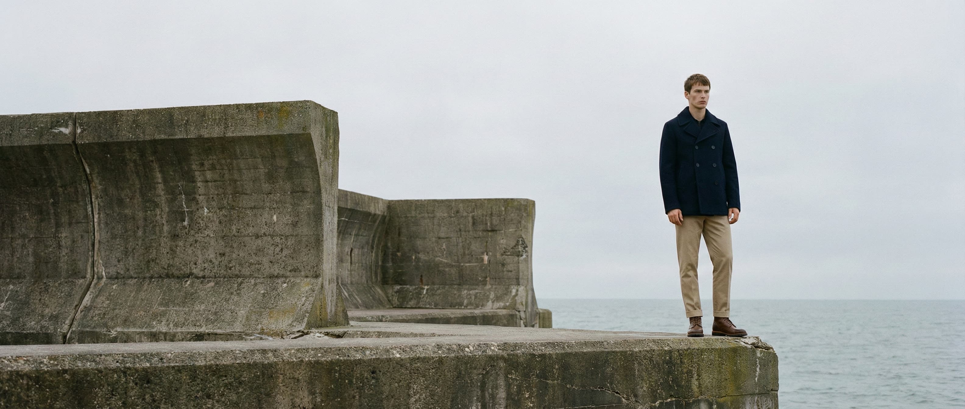 Look 2 - Minimal layering, disciplined silhouette